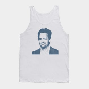 Matthew Perry Blue Vintage Tank Top